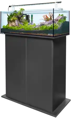 Sera AquaTank 96L - Tube Holder - 80cm Schrank - Black Beliebt