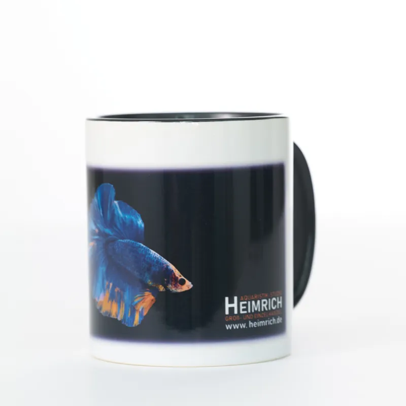 Garantierte Lieferung Foto-Tasse - Kampffisch Halfmoon Roundtail Blue