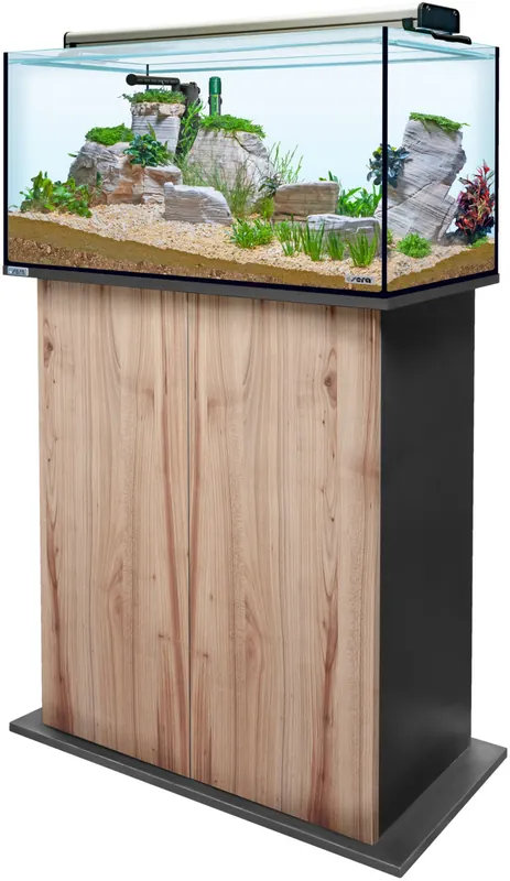 Sera AquaTank 128L -Fixture-90cm Schrank-Cherry Preis Gesenkt