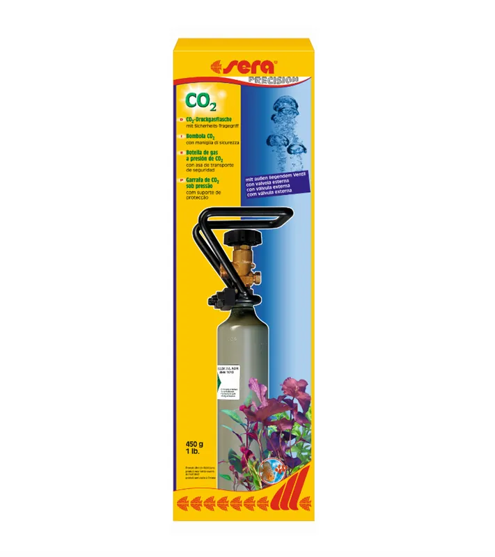 sera CO2-Druckgasflasche 450 g (mit außen liegendem Ventil) Sichere Zahlung