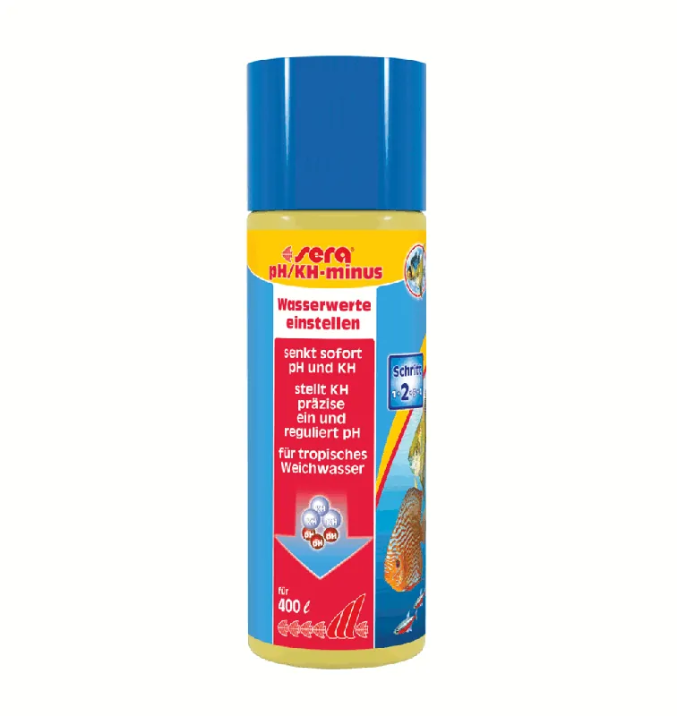 Preis Gesenkt sera pH/KH-minus 0,1 Liter -Senkung ph-und KH-Wert-
