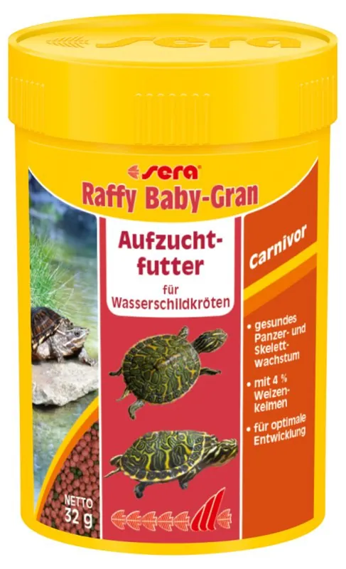 Preis Gesenkt sera Raffy Baby-Gran 100 ml Aufzuchtfutter für junge Schildkröten