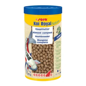 Expressversand sera Koi Royal Nature Large 1,0 Liter Hauptfutter für Koi ab ca. 20 cm