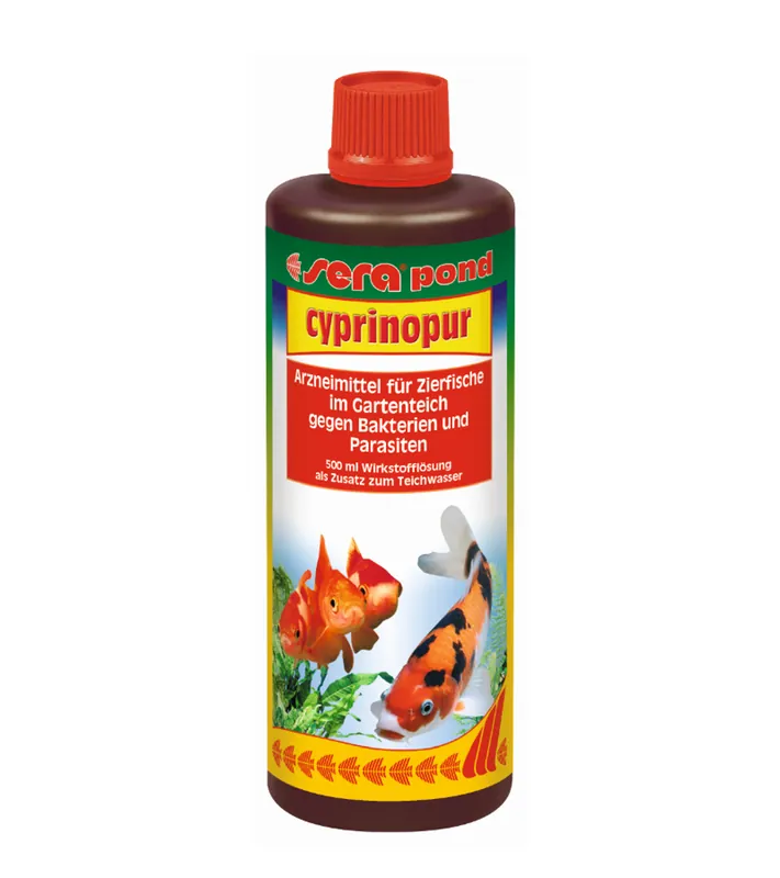 Knallerangebot sera pond cyprinopur 500 ml -gegen Bakterien und Parasiten im Teich-