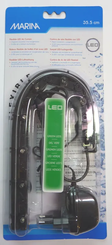 Meistverkauft Marina Flexibler LED-Luftvorhang - Klein (35,5cm) Grün