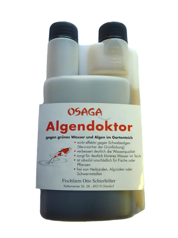 Meistverkauft Osaga Algendoktor 500 ml gegen grünes Wasser und Algen