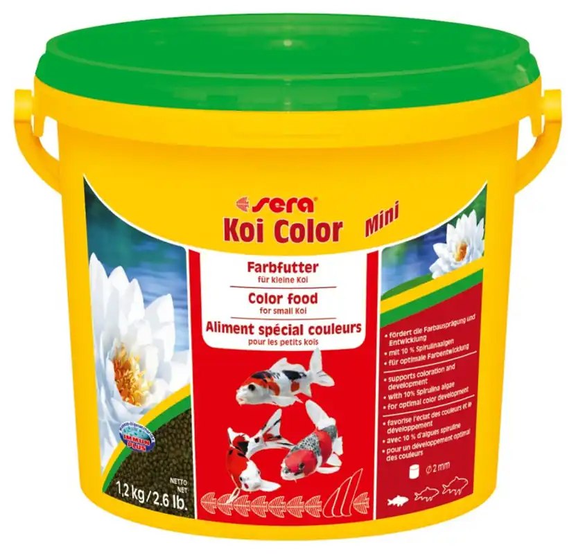 Online Kaufen sera Koi Color Mini 3,8 Liter Farbfutter