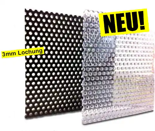 Nur Heute PVC-Lochplatte 495x495x3 mm (transparent)