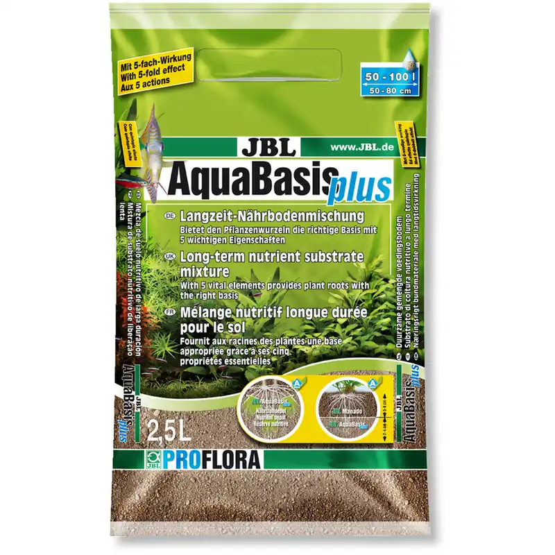 JBL PROFLORA AquaBasis plus 2,5 Liter -Bodengrund- Preisreduziert