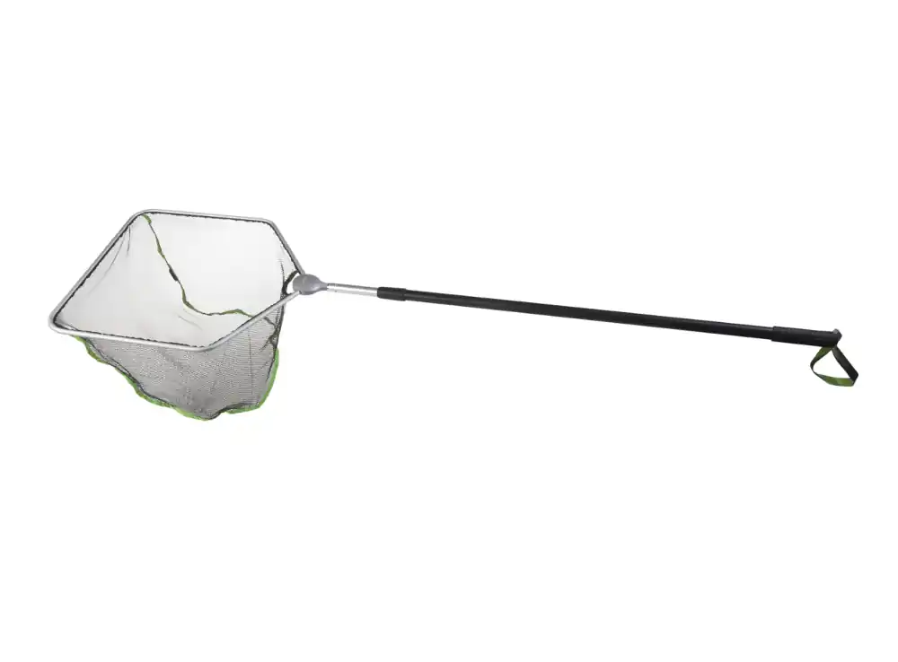 Velda Pond Net Teichkescher viereckig 46 cm grob mit Teleskopstiel Solange Der Vorrat Reicht