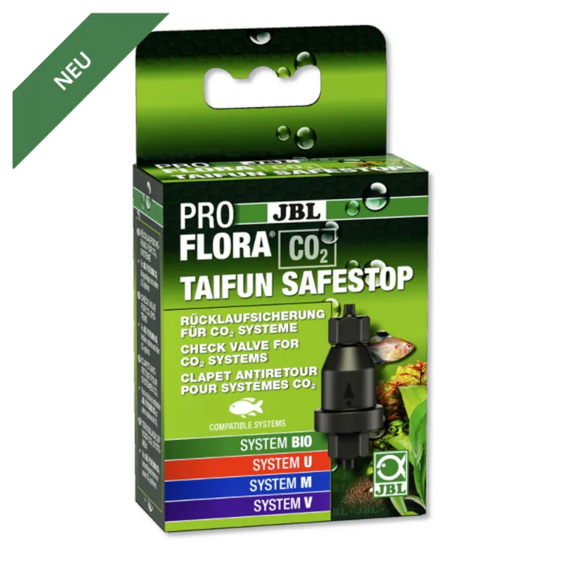 Nur Heute JBL PROFLORA CO2 TAIFUN SAFESTOP (Rückschlagventil für CO2-Anlagen)