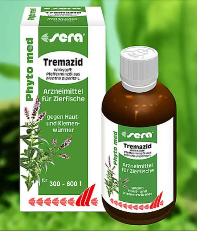 Sonderaktion sera Phyto med Tremazid 30 ml -gegen Haut- & Kiemenwürmer-