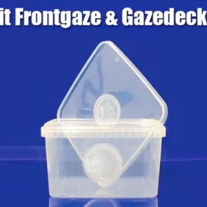 Zucht-Box 19,5 x 19,5 x 11 cm 3 Liter mit Gazedeckel & Frontgaze Preiswert