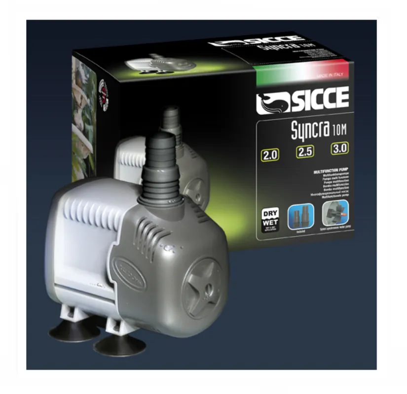 Neu Sicce Syncra 2.0 mit 2.150 l/h Outdoor Multifunktionspumpe
