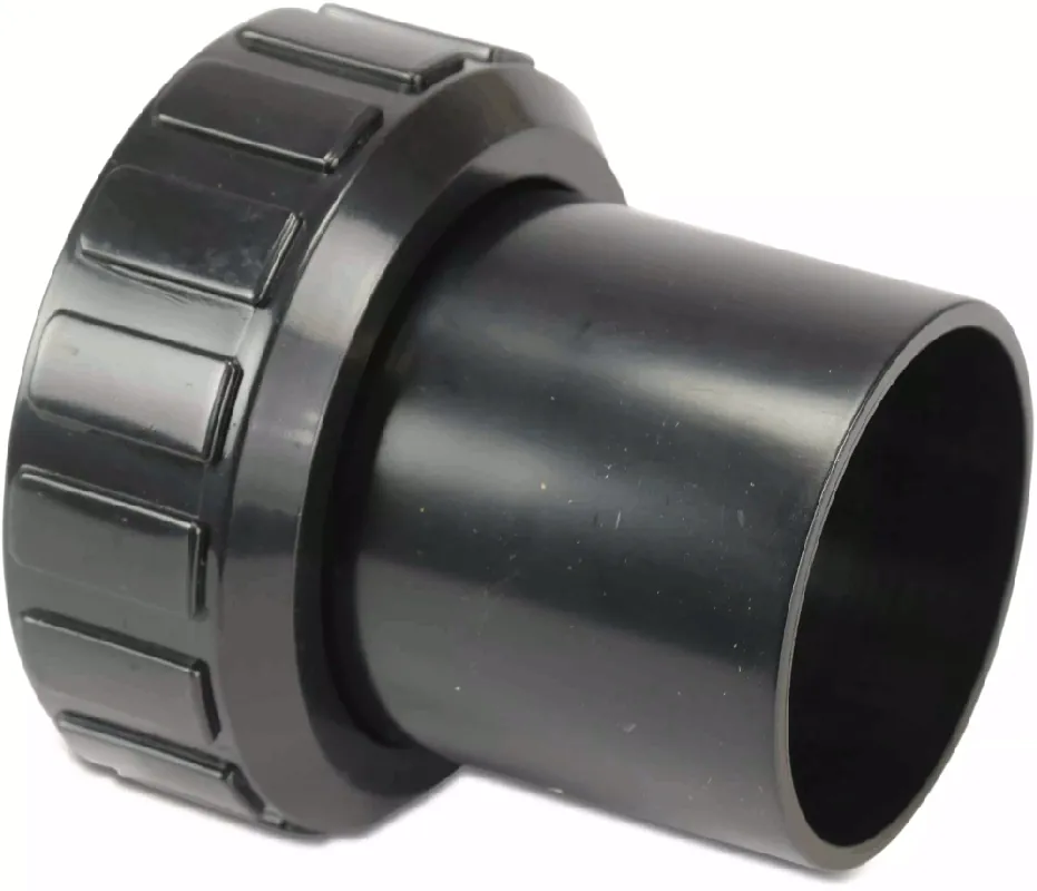 Mega Verschraubung IG mit Klebemuffe für Schlauch 50 mm schwarz Jetzt Bestellen