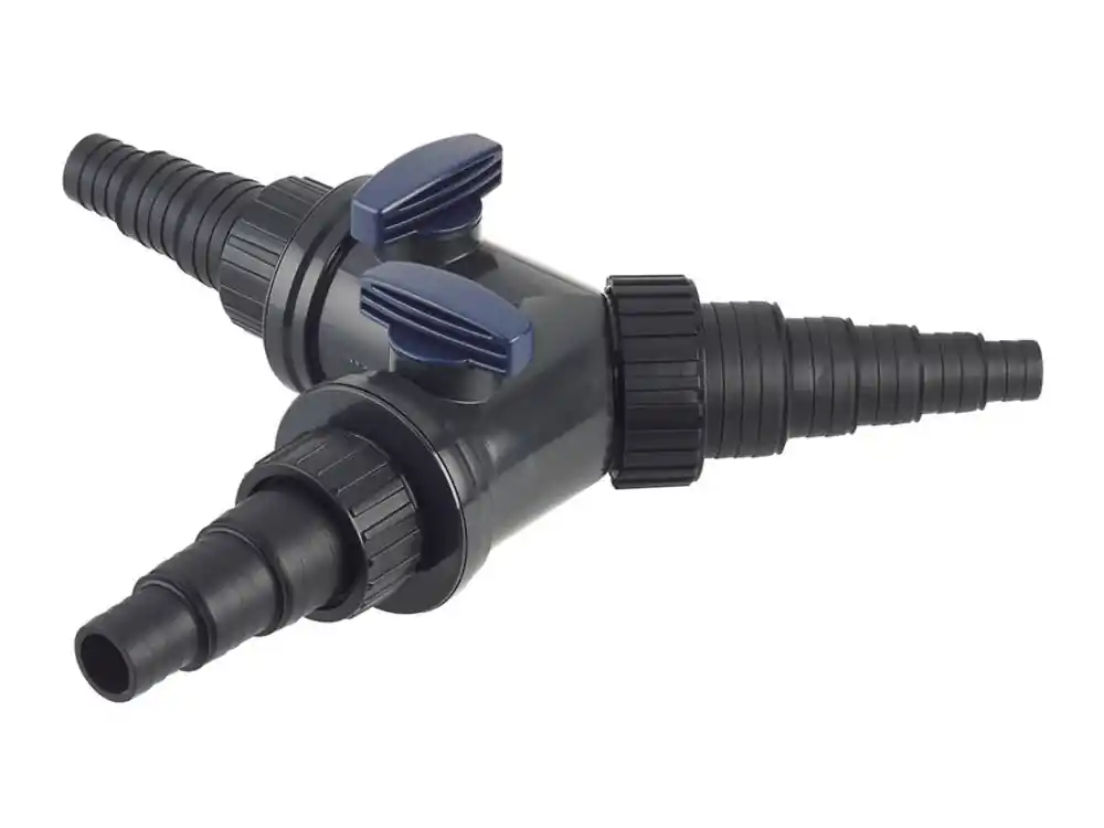 Oase Y-Verteiler 1 1/2" mit Absperrhahn Neue Kollektion