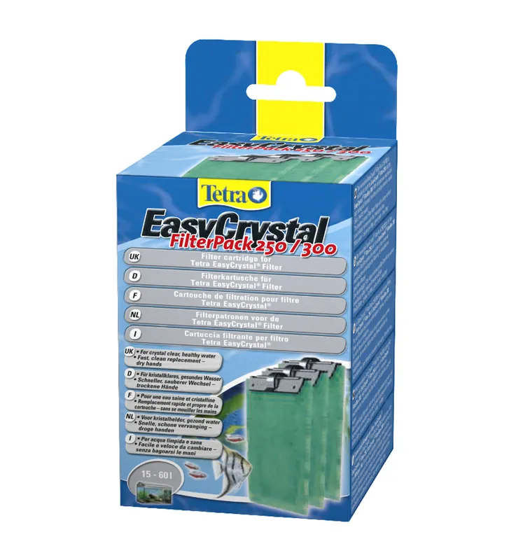 Garantierte Lieferung Tetra EasyCrystal FilterPack 250/300 3er (ohne Kohle)