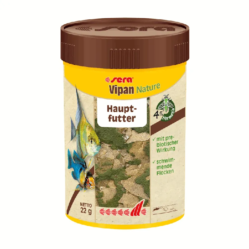 sera Vipan Nature 100 ml -Hauptfutter für Zierfische- Sonderangebot