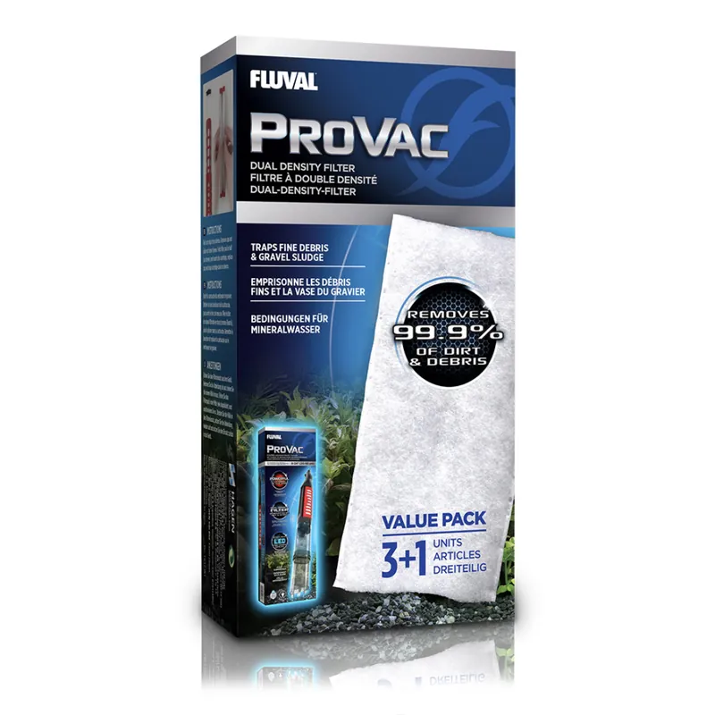 Fluval ProVac Ersatzfilterpatrone 4er-Set Nur Heute