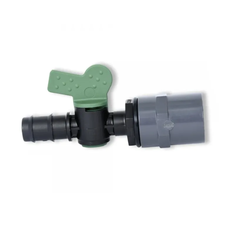 Verbindungsstück PVC-Leitung 25 mm und Schlauch 16 mm mit Regelhahn Schnäppchen