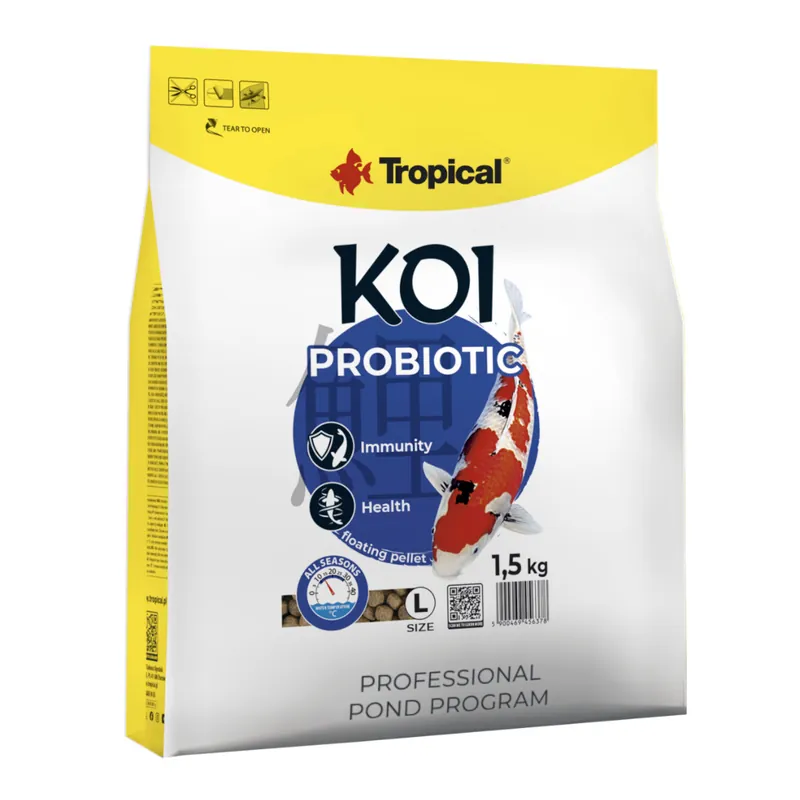 Tropical Koi Probiotic Pellet Size L 1,5 kg Direktkauf