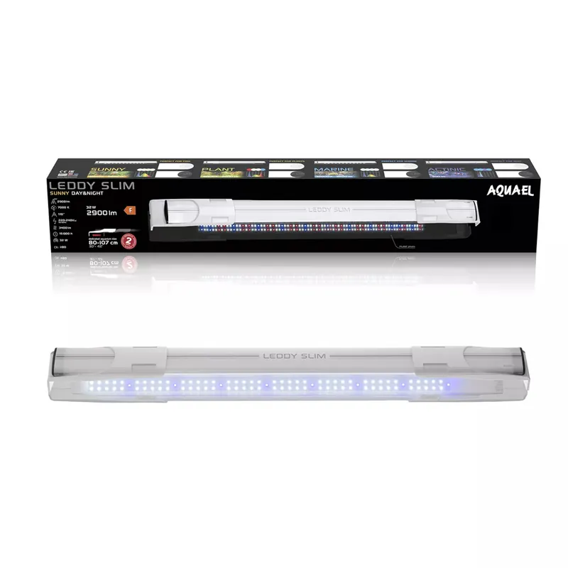 Sonderaktion Aquael Leddy Slim 32 W Sunny day&night (80-100 cm) in weiß