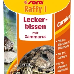 sera Raffy I 0,25 Liter -Leckerbissen für Schildkröten und Echsen- Knallerangebot