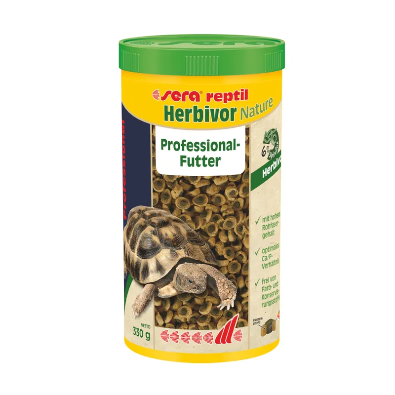 Knallerangebot sera Reptil Professional Herbivor Nature 1,0 Liter -für Pflanzenfresser-
