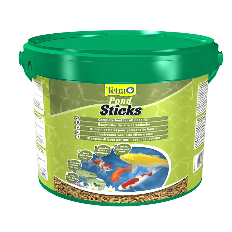 Tetra Pond Sticks 15,0 Liter Teichsticks -Hauptfutter für alle Teichfische- Garantierte Lieferung