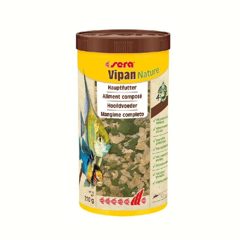 Finale Aktion sera Vipan Nature 1,0 Liter -Hauptfutter für Zierfische-