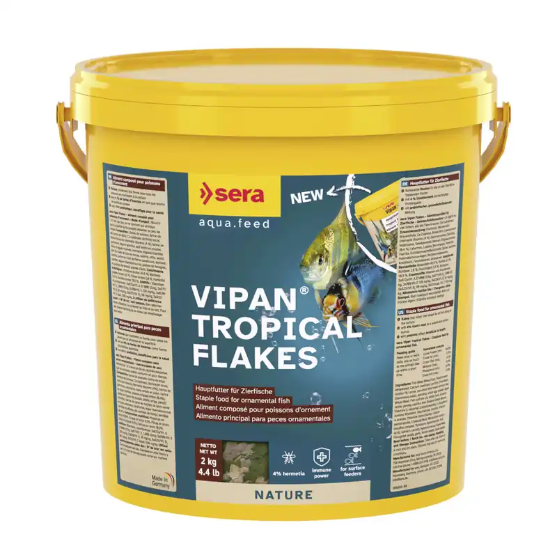 sera Vipan Nature 10 Liter -Hauptfutter für Zierfische- Heißes Angebot