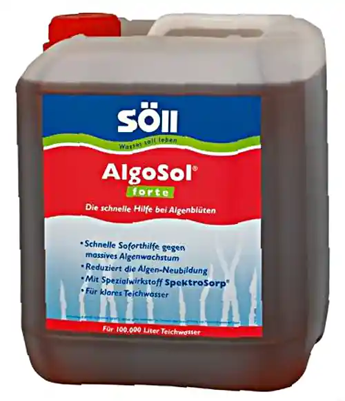 Neue Ware Söll AlgoSol forte Algenmittel (Schwebealgen-grünes Wasser)