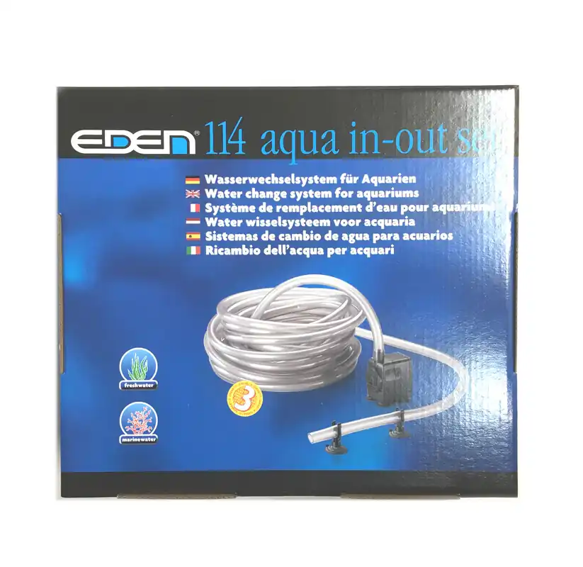 Online Kaufen Eden 114 aqua In-Out Set für einfachen komfortablen Wasserwechsel