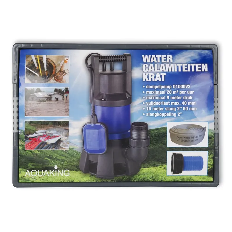 Aquaking Notfall Hochwasser Set (Druckpumpe) Ausverkauf