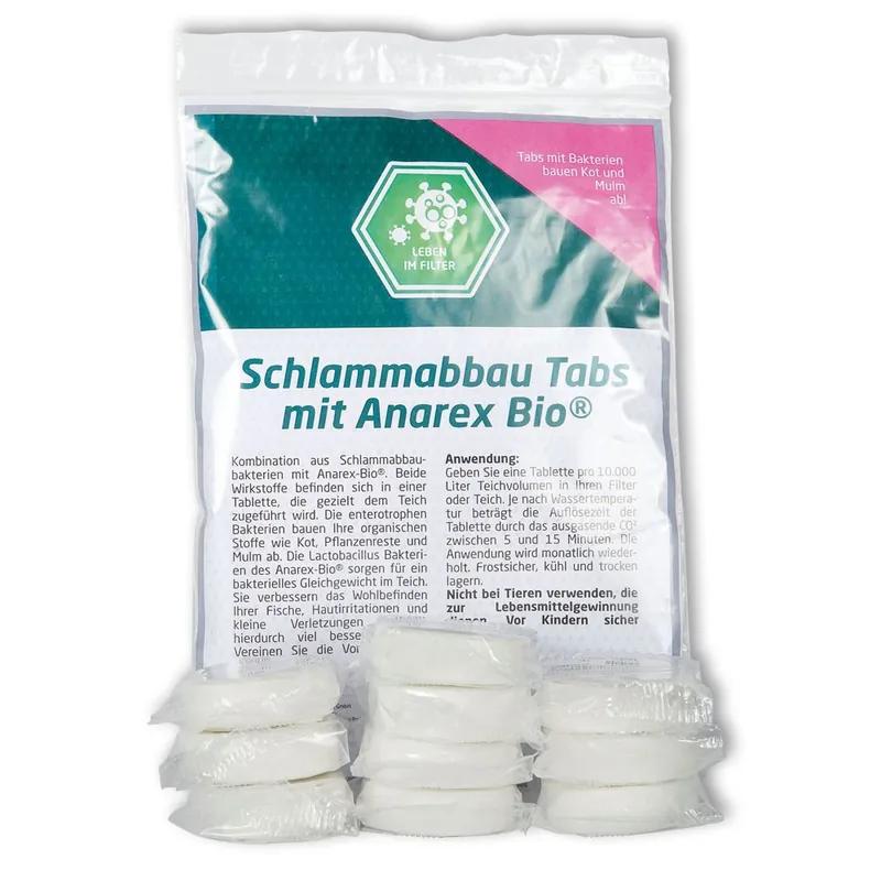 Günstig Schlammabbau Tabs mit Anarex-Bio® 10 Stück für 100.000 Liter