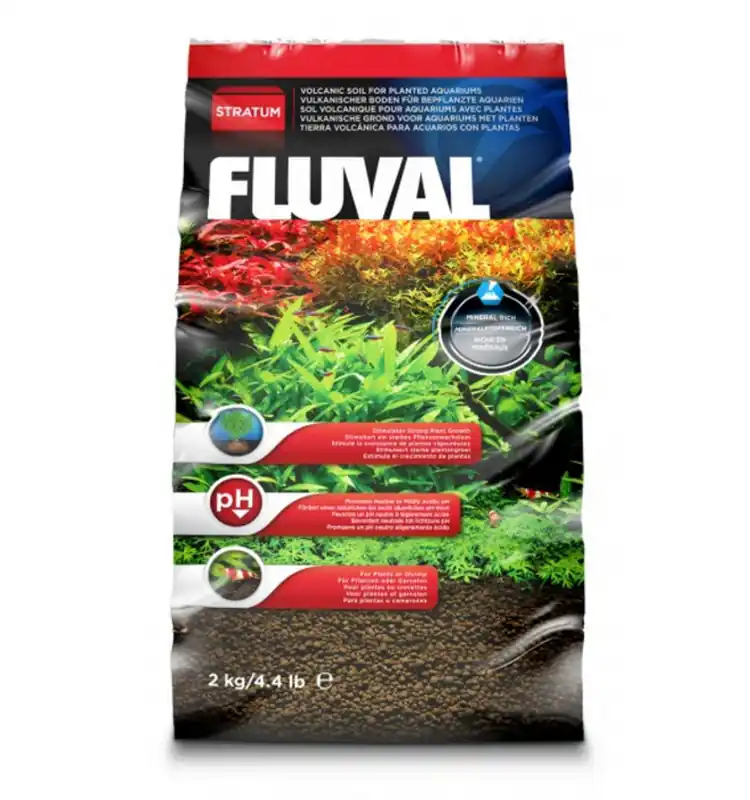 Geprüft Fluval Stratum 2 kg (für Pflanzen oder Garnelen)