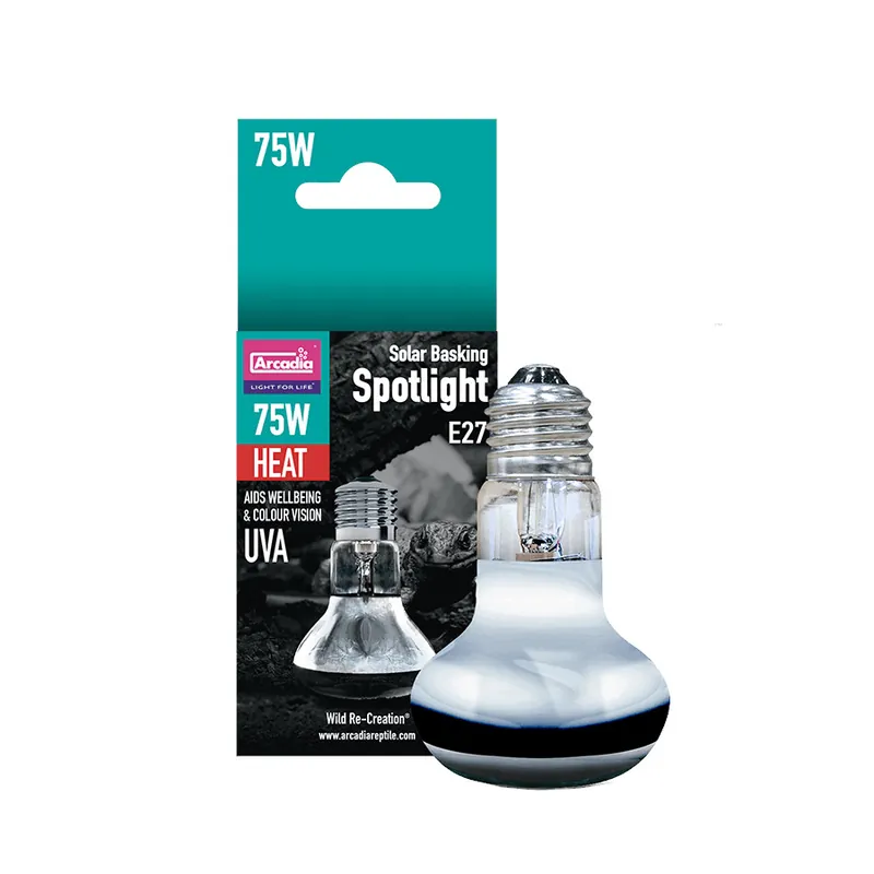 Arcadia Solar Basking Spotlight E27 75 W 2800K mit UVA Meistverkauft