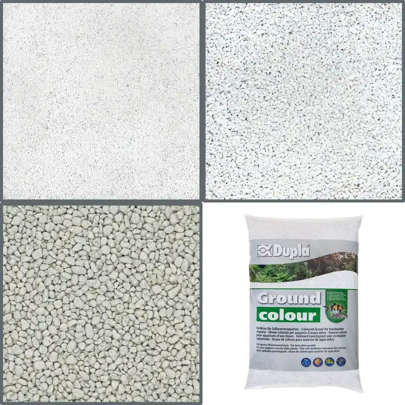 Neue Ware Dupla Ground colour Snow White 0,5-4,0mm 5-10kg Snow White 0.5-1.4mm 5kg