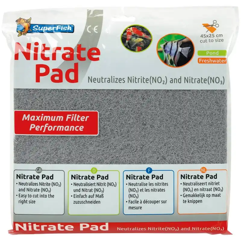 Nitrat Filtermatte 45 x 25 cm Abverkauf