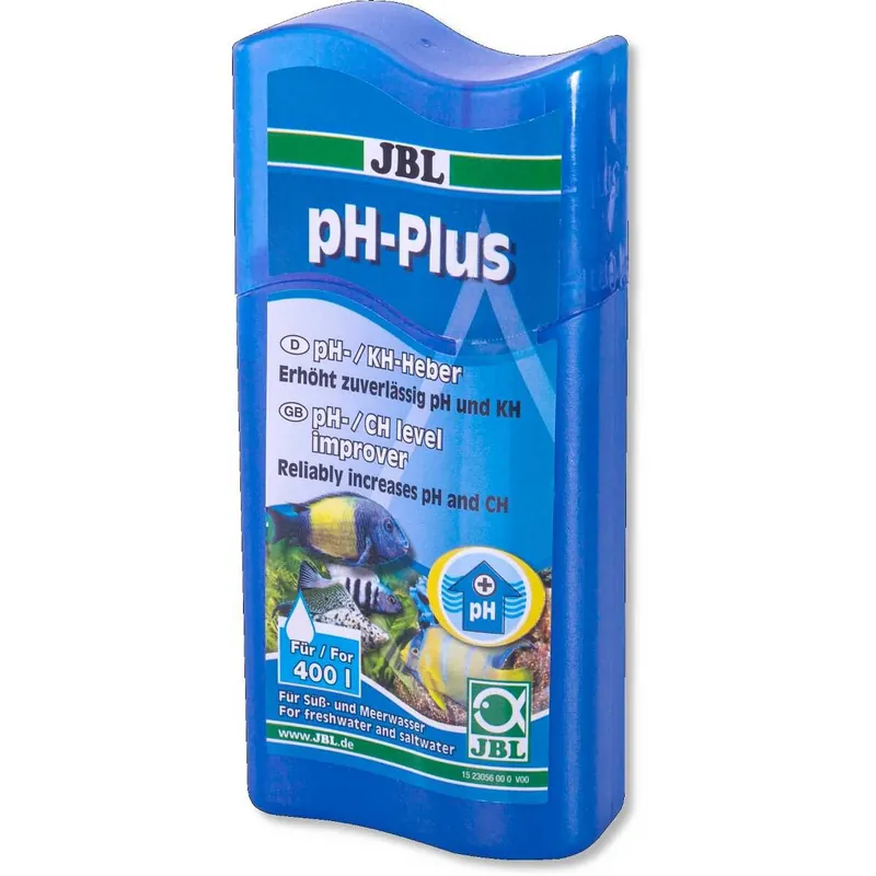 JBL pH-Plus zur Erhöhung der pH- und KH-Werte 100 ml. reicht für 400 L Markenware