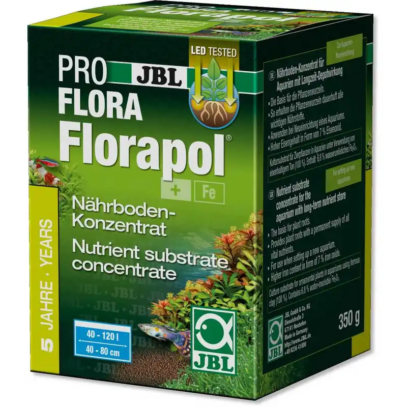 Bestseller JBL PROFLORA Florapol Langzeit-Bodendünger 350 g. reicht für 100 L
