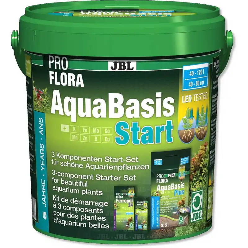 Sonderaktion JBL PROFLORA AquaBasis Start Pflanzendünger Start-Set 3 kg. reicht für 100 L