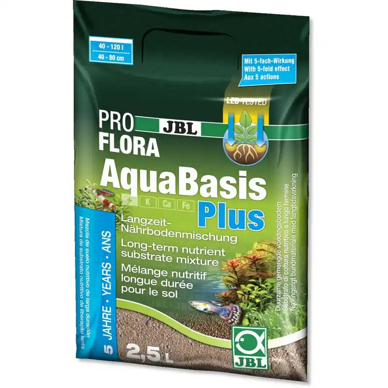 Neu JBL PROFLORA AquaBasis plus Langzeit-Pflanzennährboden 2500 ml. reicht für 120 L