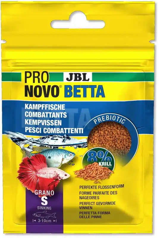 JBL PRONOVO BETTA GRANO S für Kampffische von 3-10 cm 20 ml - 16 g Meistverkauft