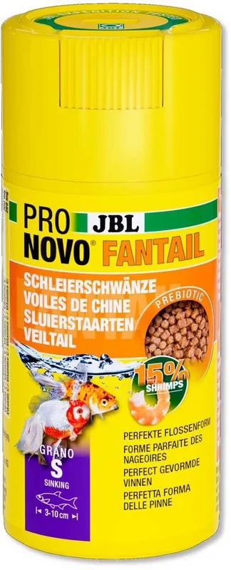 JBL PRONOVO FANTAIL GRANO S Granulat für Schleierschwänze und Goldfisch-Zuchtformen von 3-10 cm Sonderangebot
