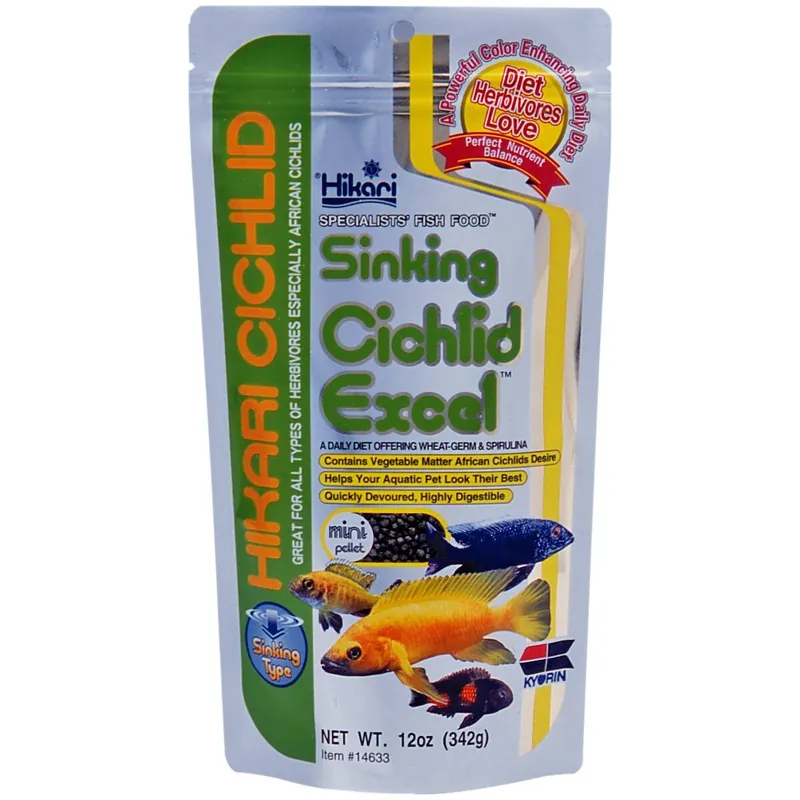 Hikari Sinking Cichlid Excel für pflanzenfressende Cichliden 100 Gramm Rabatt