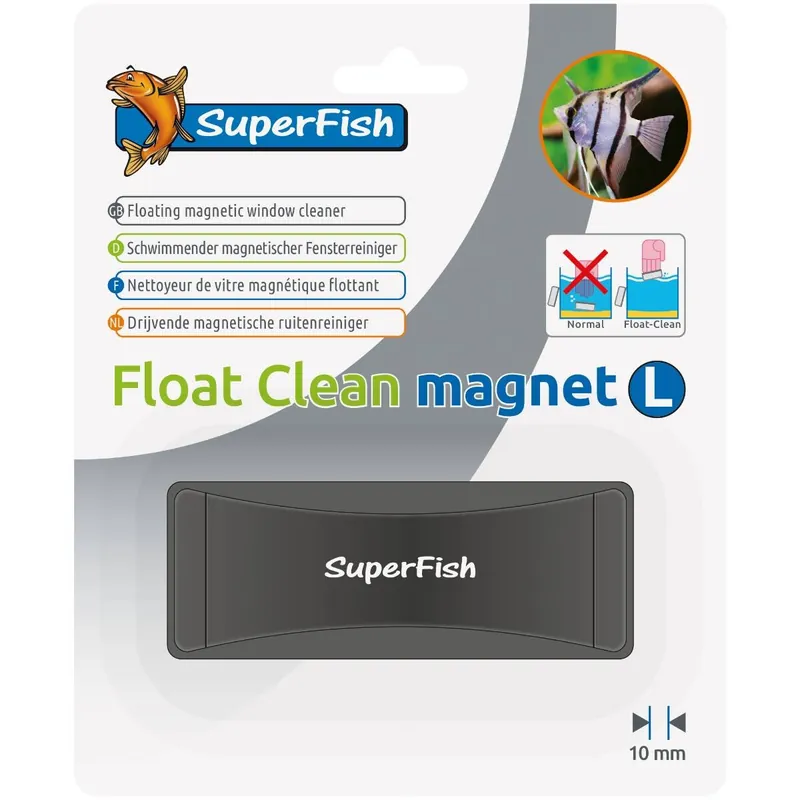 Neu Im Sortiment Float Clean Magnet schwimmender Aquarienscheibenreiniger S für 4mm Aquarienschreiben
