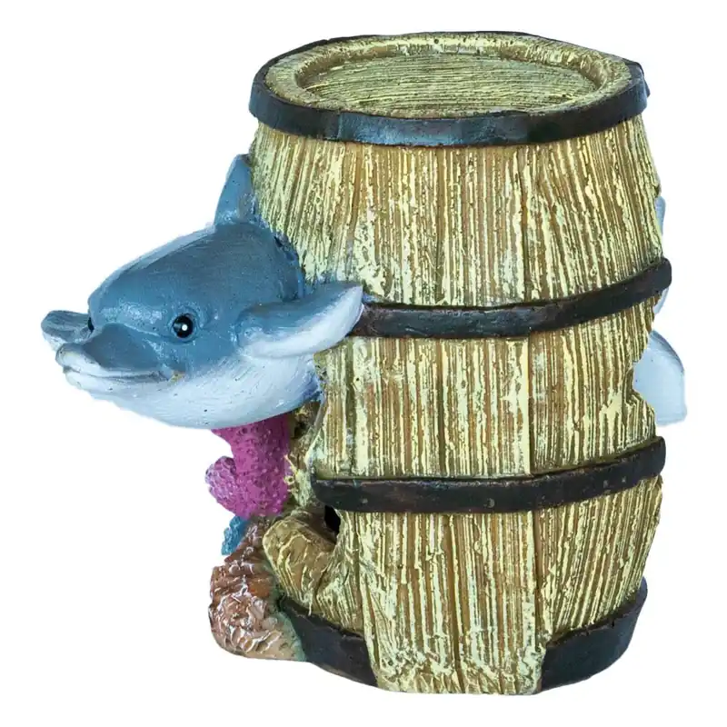 Nur Heute Deko Fass mit Delfin