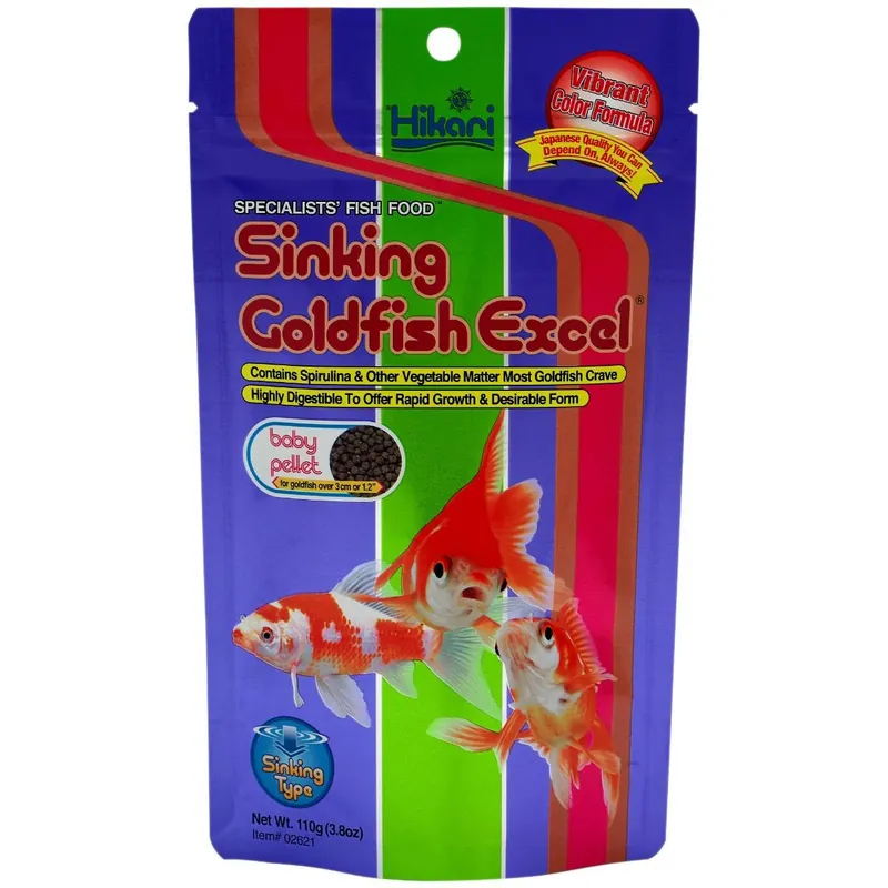 Hikari Sinkendes Goldfisch Futter Excel Baby - bessere Verdauung - schnelles Wachstum Heißes Angebot