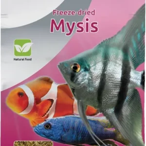 Gefriergetrocknete Mysis Brackwassergarnelen - Alternative zu Lebendfutter 100% natürlich Nur Für Kurze Zeit